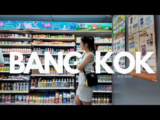 Travel vlog - First time in BANGKOK 🇹🇭🛺 — 5 days eating GOOOD Thai food, exploring markets, malls and temples