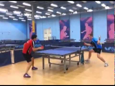 Table Tennis Highlights Alex Hohl UNCC vs Tim Schl er Duke