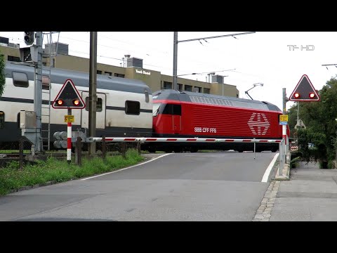 Railroad Crossing - Interlaken  (CH) - Bahnübergang Höheweg , Passage à niveau