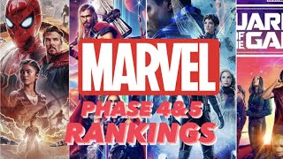 MARVEL TALK, PHASE 4&5 RANKINGS & TOP 10 MARVEL MOVIES
