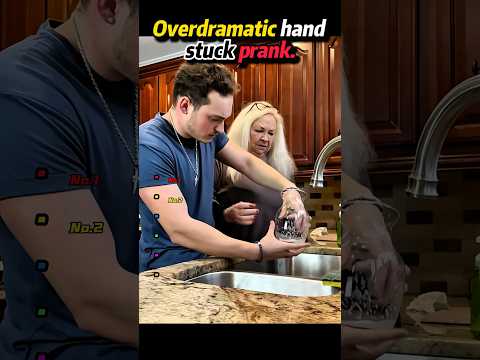 Hilarious fake hand stuck prank gone wrong