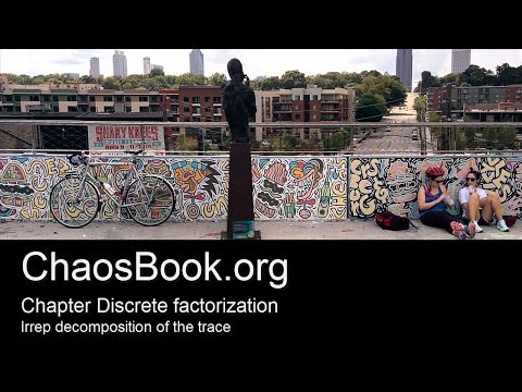 ChaosBook.org chapter Discrete factorization - Irrep decomposition of the trace