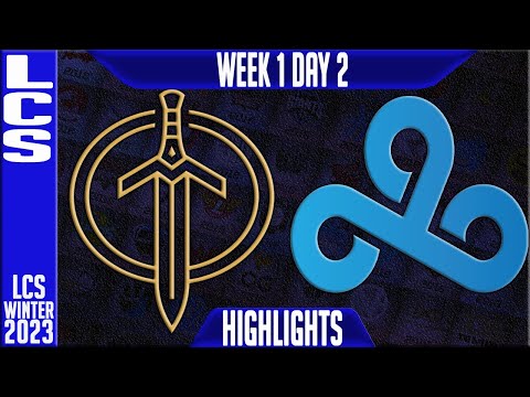 GG vs C9 Highlights | LCS Winter 2023 W1D2 | Golden Guardians vs Cloud9