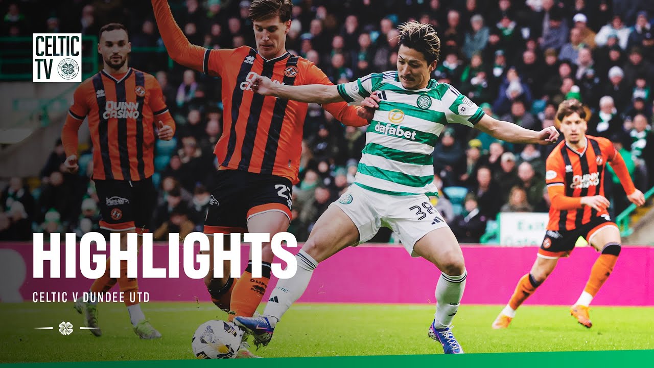 Scottish Premiership Highlights | Celtic 4-0 Dundee Utd (12/01/26)