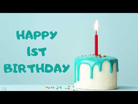 HAPPY 1ST BIRTHDAY WISHES FOR BABY BOY | CHIPMUNKS HAPPY BIRTHDAY SONG