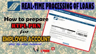 SSS | How to prepare RTPL PRN for Employer | Loan Collection List