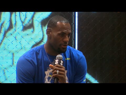 LeBron's first interview since return