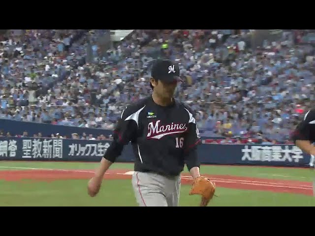 【6回裏】マリーンズ先発・涌井が6回まで4安打無失点の好投!! 2014/8/2 Bs-M