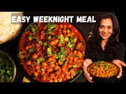 EASY CHICKPEA CURRY RECIPE | Best weekday meal ever | VEGAN & HEALTHY