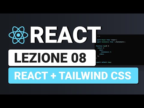Come installare Tailwind CSS - React Tutorial Italiano 08