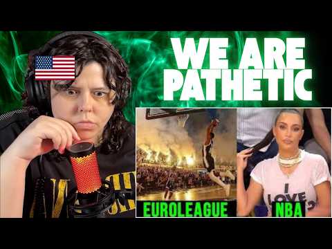 Hostile Fans: EuroLeague vs NBA 😳🔥 | American Reacts
