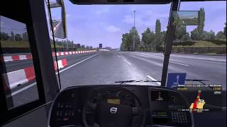 preview picture of video 'Going Through The Toll Gate With a Volvo Bus In ETS 2'