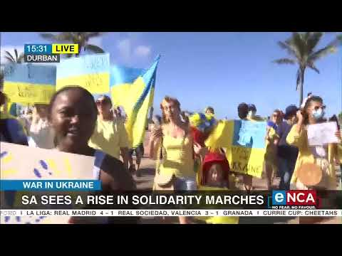 The war in Ukraine SA sees a rise in solidarity marches