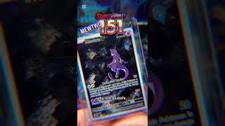 This Mewtwo has a dark vibe… 😳 #pokemon #pokemoncards #151 #mewtwo #viral