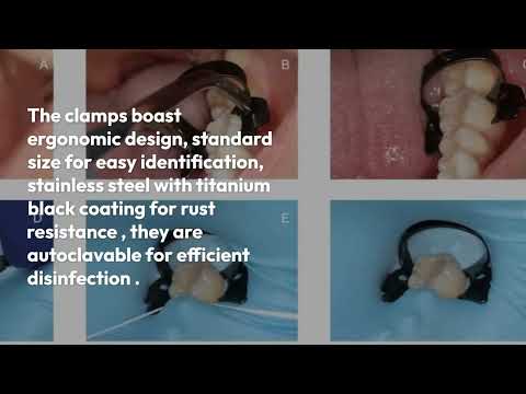 Waldent Rubber Dam Clamps Kit Titanium B