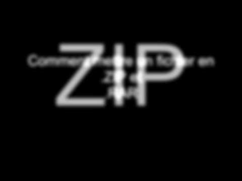comment modifier un fichier rar en zip