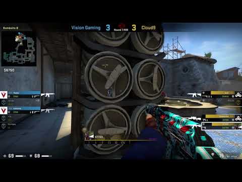 CS:GO POV Demo Cloud9 STYKO (32/11) vs Vision (de_inferno)