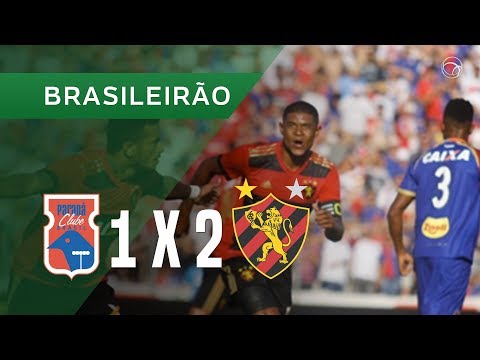 PARANÁ 1 X 2 SPORT - 29/04 - BRASILEIRÃO 2018