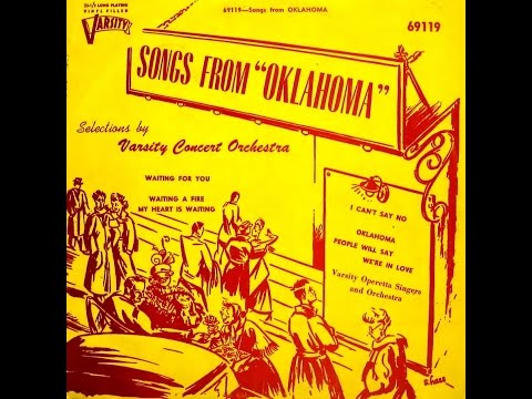 Varsity Operetta Singers and Orchestra: Songs from Oklahoma (Varsity Records)