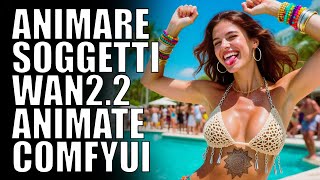 Guida WAN2.2 ANIMATE su COMFYUI // Sage Attention, LoRa, GGUF