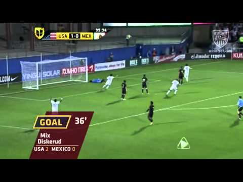 U-23 MNT vs. Mexico: Mix Diskerud Goal - Feb. 29, 2012