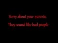 Icon For Hire - Sorry About Your Parents (Lyric ...