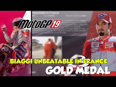 MotoGP 19 Biaggi Unbeatable In France Gold Medal (Historical Challenge)