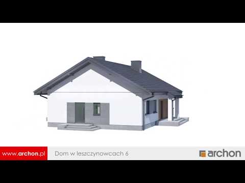 Dom w leszczynowcach 6 - Mała parterówka z komfortowym wnętrzem I ARCHON+ Projekty Domów