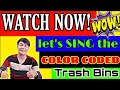 SOLID WASTE MANAGEMENT COLOR CODED TRASH BIN