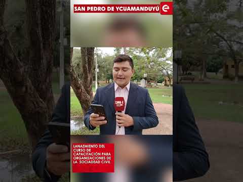 📢🤝 Lanzan capacitación para organizaciones civiles en San Pedro