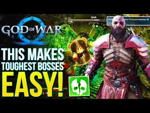 God of War Ragnarok - Poison Build Makes Toughest End Game Bosses Easy (Gow Ragnarok Best Build)