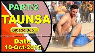 (1) Taunsa (Nawanshahr) Kabaddi Tournament 10 Oct 2015