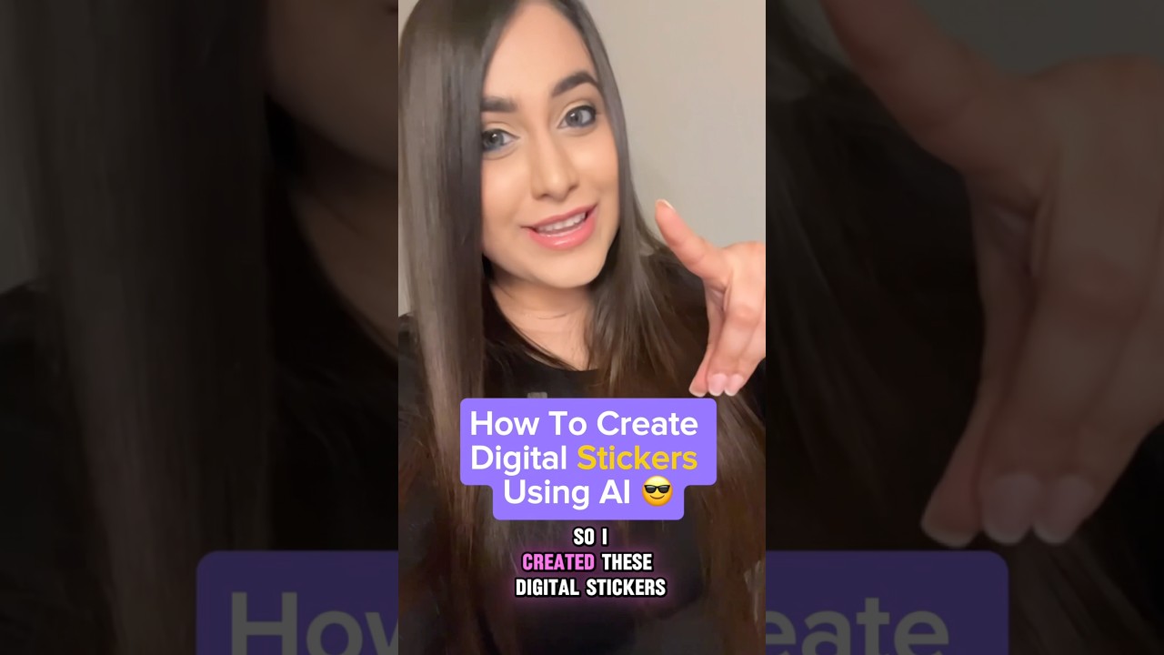 Here’s how to make digital stickers using AI (even if you’re not a designer!)