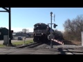 Long Eastbound NS Intermodal Train Going By In Johnson City TN