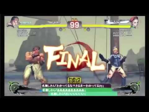 1 Hour!  Daigo Umehara Ryu Training Against Cammy!   Super Street Fighter 4 AE2012