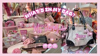 WIMB - WHAT’S IN MY BAG? Ft Juicy Couture Dreamy Tote and Hello Kitty