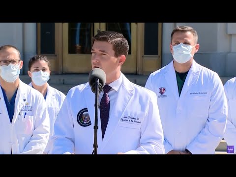 President Trump's doctor provides an update after COVID-19 diagnosis, hospitalization