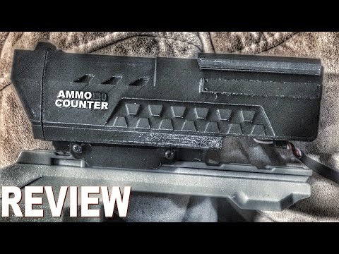 Nerf Dart Ammo Counter Review and Firing Test (New Nerf Accessories 2016) | Nerf Gun Attachments