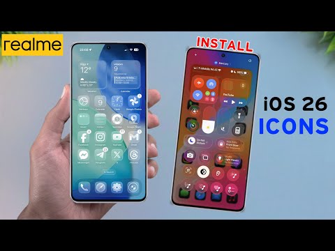 Install Apple iOS 26 Icons in Realme Phones | Realme New Update Features for GT 6T,P1 Pro,13Pro