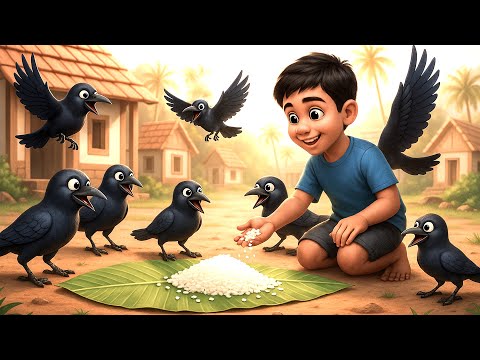 Crow Song Rhymes for Kids in English kaa kaa kaa song Funny song with Crow