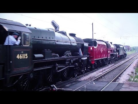 Triple Headed Mainline Steam - LMS 48151 45699 46115