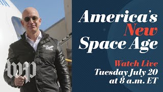 Blue Origin launches first human flight with Jeff Bezos on board - 7/20 (FULL LIVE STREAM) video