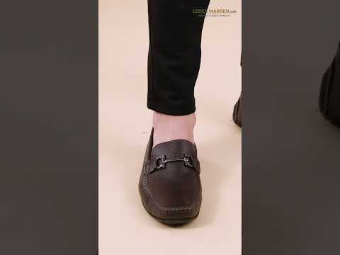 Tpr black milled buckle loafer shoes