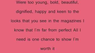 Nickasaur! - Young Bold Beautiful **Lyrics**
