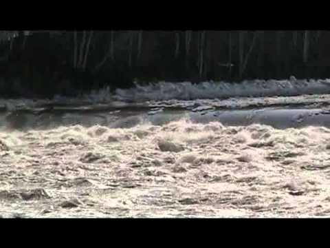 Ice Out on the Aroostook River Caribou