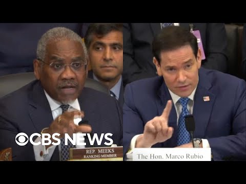 Watch: Lawmaker presses Rubio on impacts of Iran war and Trump's stock purchases linked to conflict