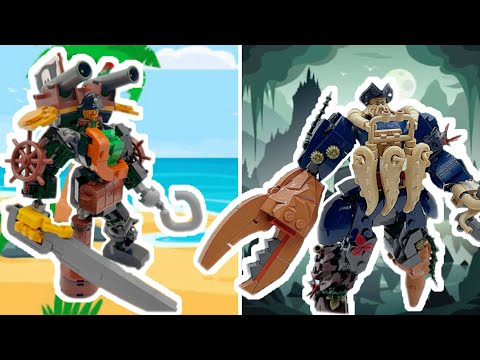 I built LEGO PIRATE MECHS