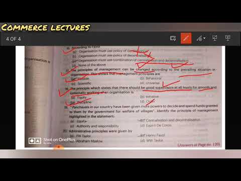 Meaning of principles management principles class 12 business studies