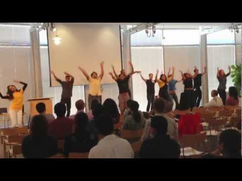 Flash mob during IIG All Hands