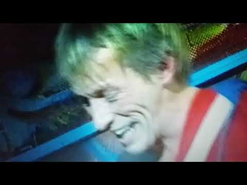 Luk Bral dans son atelier de peinture en 1994